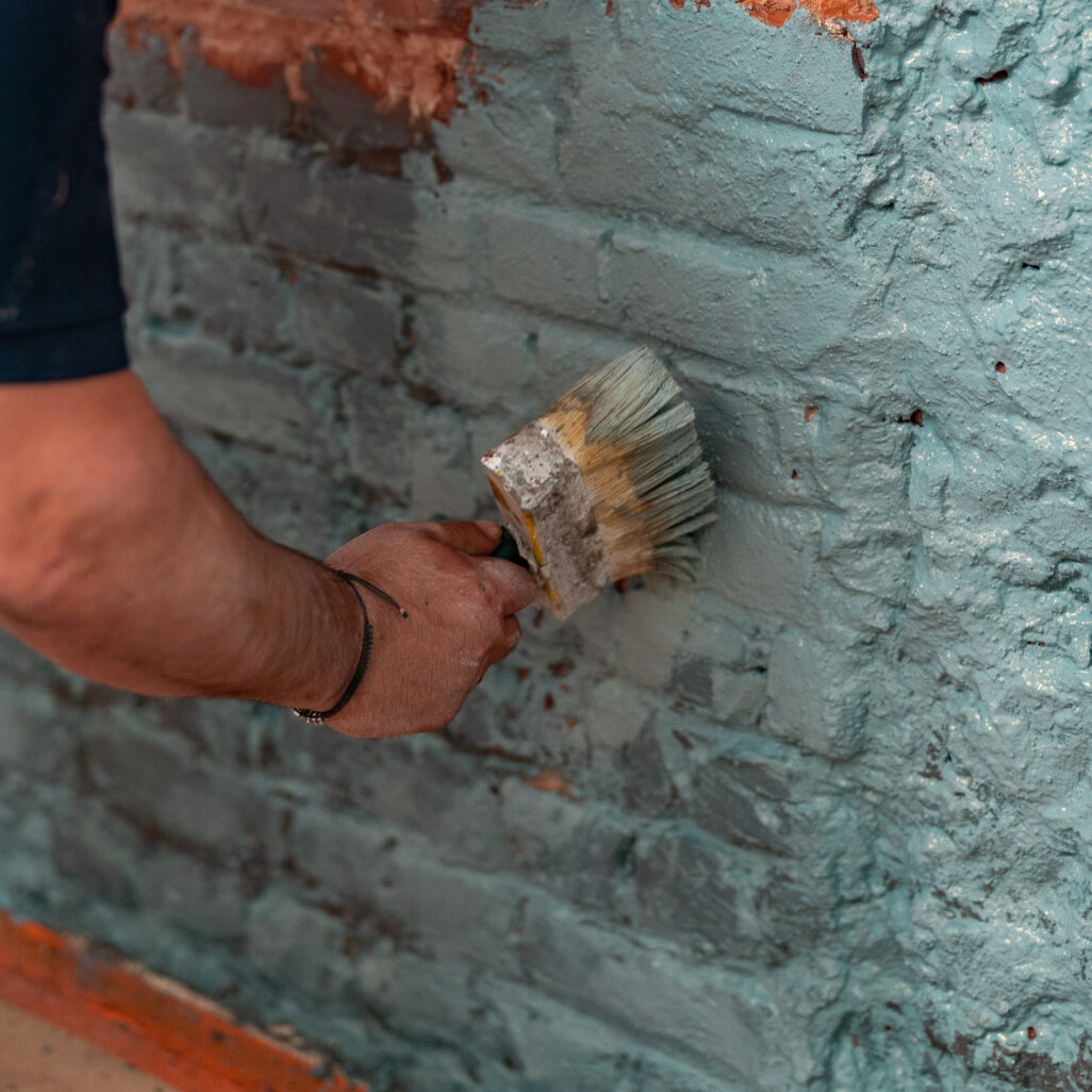 Application de peinture anti-humidité